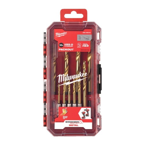 Wiertło udar do metalu HSS-G Tin 10szt 4932493865 - techniktools