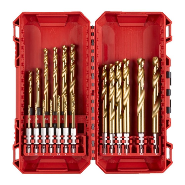 Wiertła udar do metalu HSS-G Tin 19szt 4932493866 - techniktools