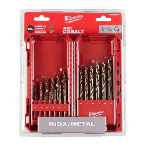 Kaseta wierteł HSS-G CO 19 szt/1-10 mm/ 4932493867 - techniktools