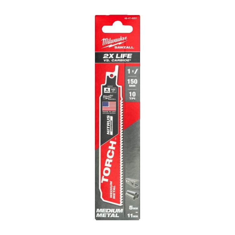 Sawzall B. TCT TORCH NITRUS 150x10T-1pc 48476251 - techniktools