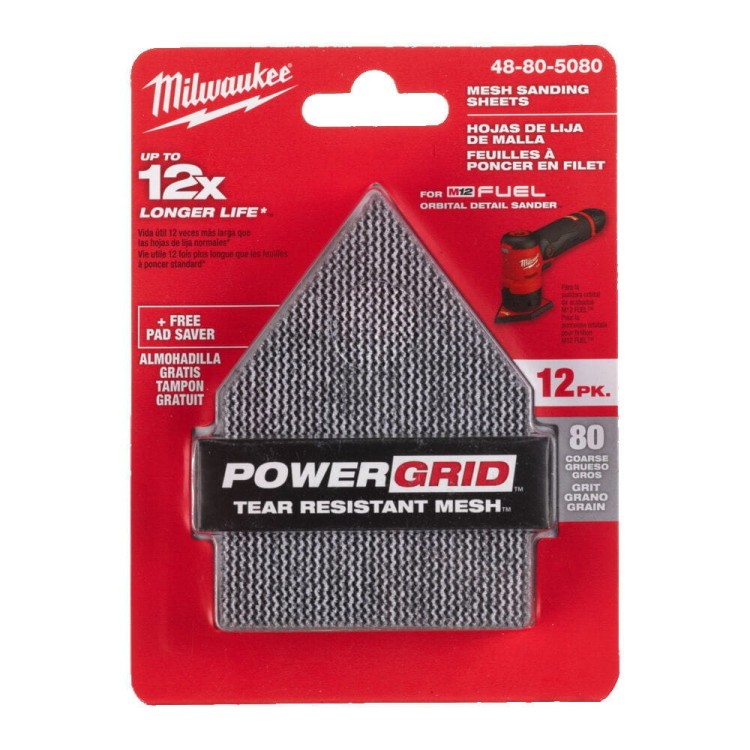 Siatki ścierne POWERGRID do M12 FDSS 48805080 - techniktools