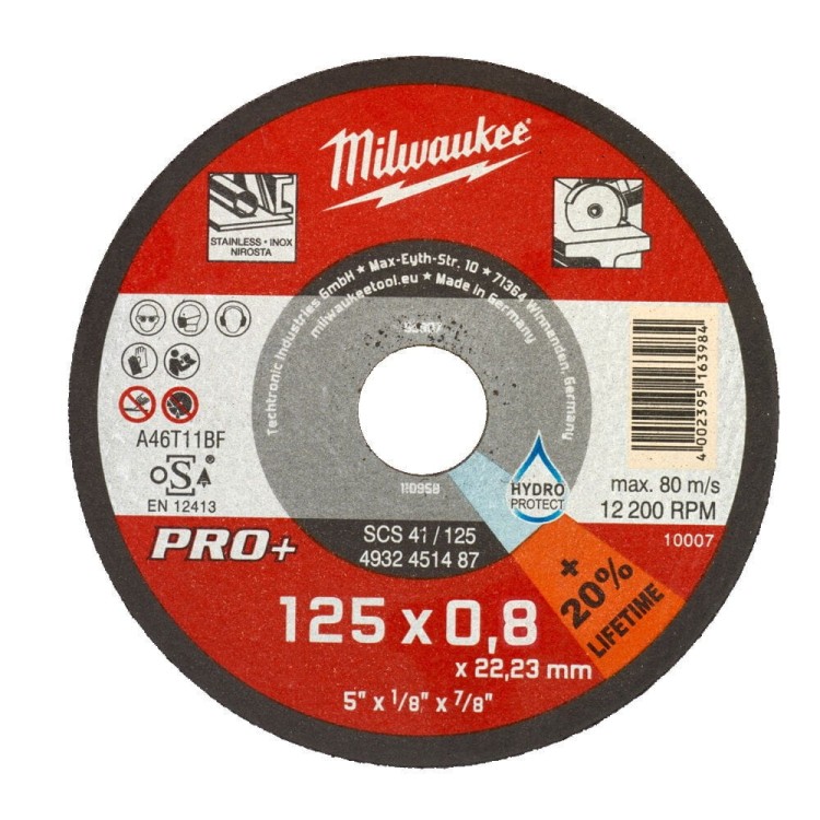 Cienka tarcza do metalu SCS42Pro+125x0,8 4932498201 - techniktools