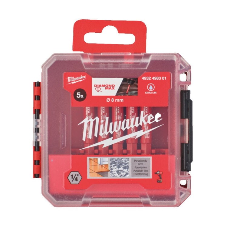 Zestaw wierteł diamentowych 5x 8mm 4932498301 - techniktools