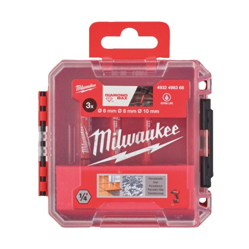 Zestaw wierteł diamentowych-3szt. 4932498368 - techniktools
