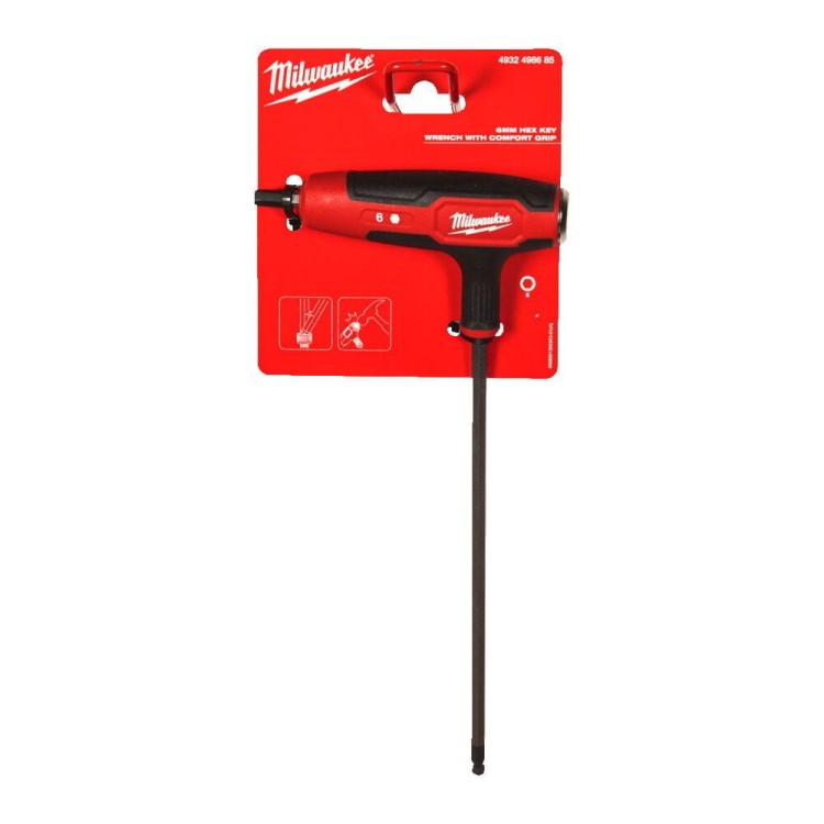 6mm Hex Key Wrench+Comfort Grip 4932498685 - techniktools