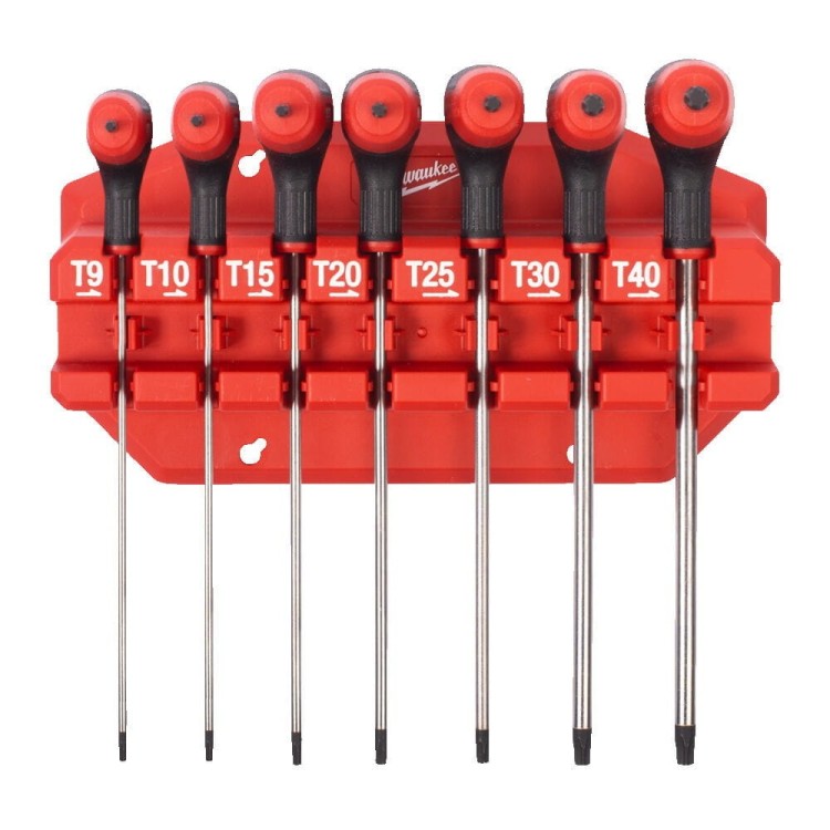 7PC TorxKey Wrench+ComfortGrip Set+Rack 4932498690 - techniktools