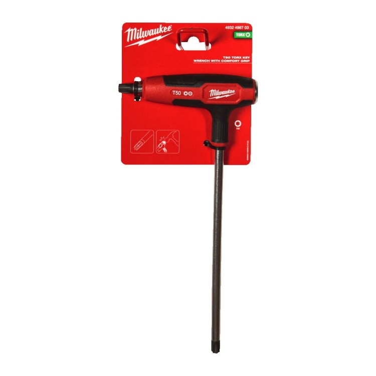 T50 Torx Key Wrench+Comfort Grip 4932498703 - techniktools