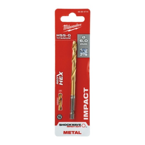 WIERTŁO METAL SHW HSS-G TIN 6MM 48894714 - techniktools
