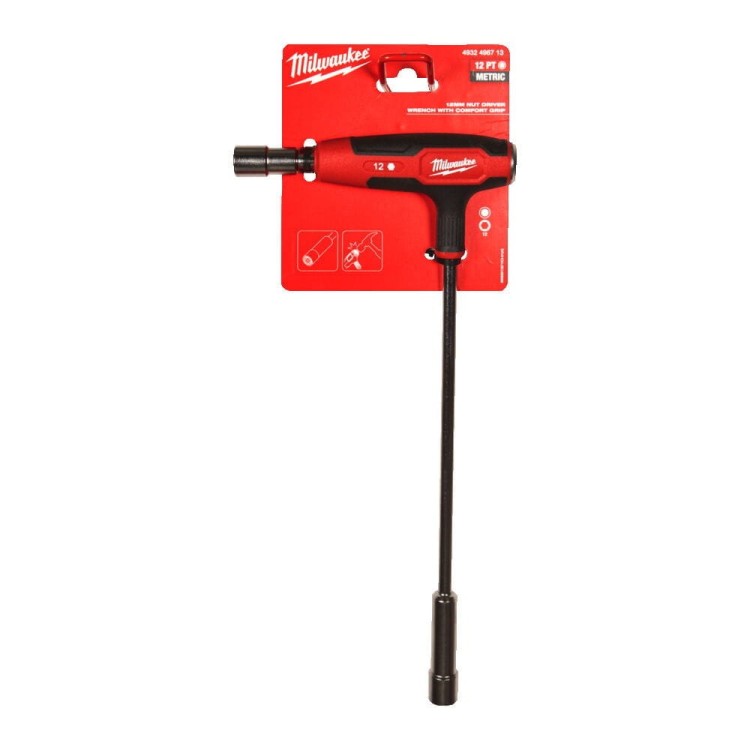 12MM NUT DRIVER+T-HANDLE GRIP 4932498713 - techniktools