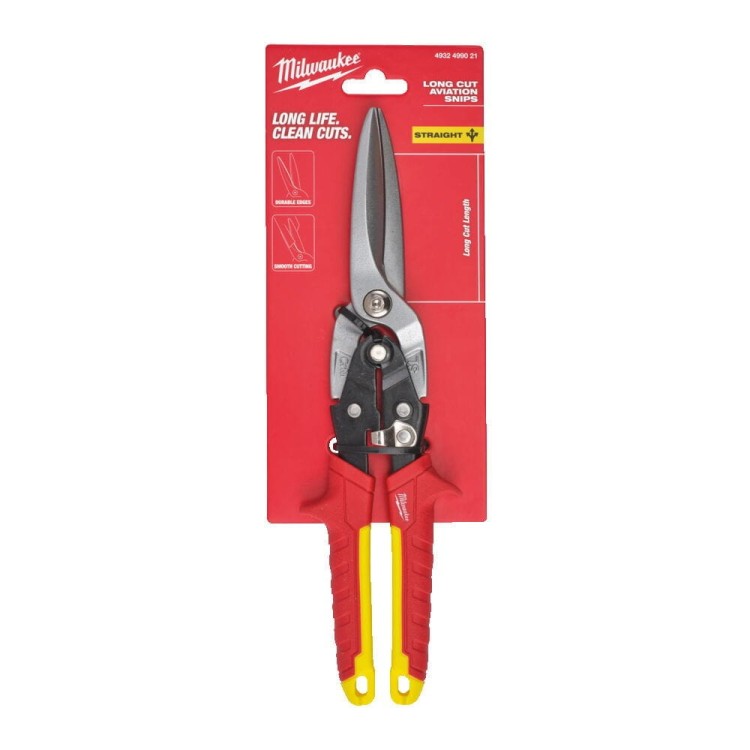 Long Straight Aviation Snips 4932499021 - techniktools