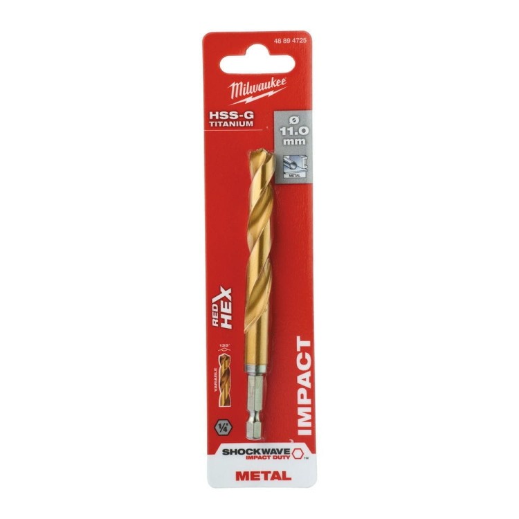 WIERTŁO METAL SHW HSS-G TIN 11MM 48894725 - techniktools