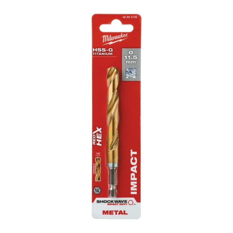 WIERTŁO METAL SHW HSS-G TIN 11.5MM 48894726 - techniktools