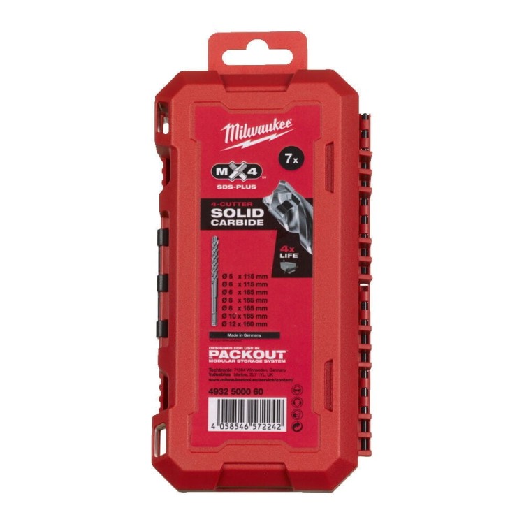 SDS+ MX4 Set 1-7pc 4932500060 - techniktools