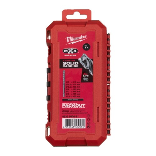 SDS+ MX4 Set 2-7pc 4932500061 - techniktools