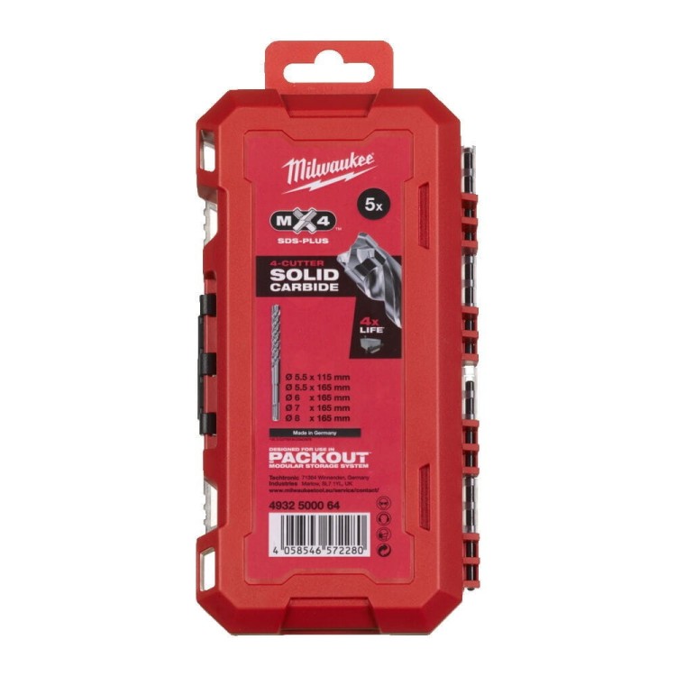 SDS+ MX4 Set 2-5pc 4932500064 - techniktools