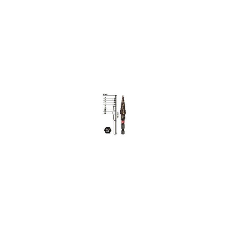 Wiertła stopniowe udarowe SHOCKWAVE Impact Duty 48899261 - techniktools