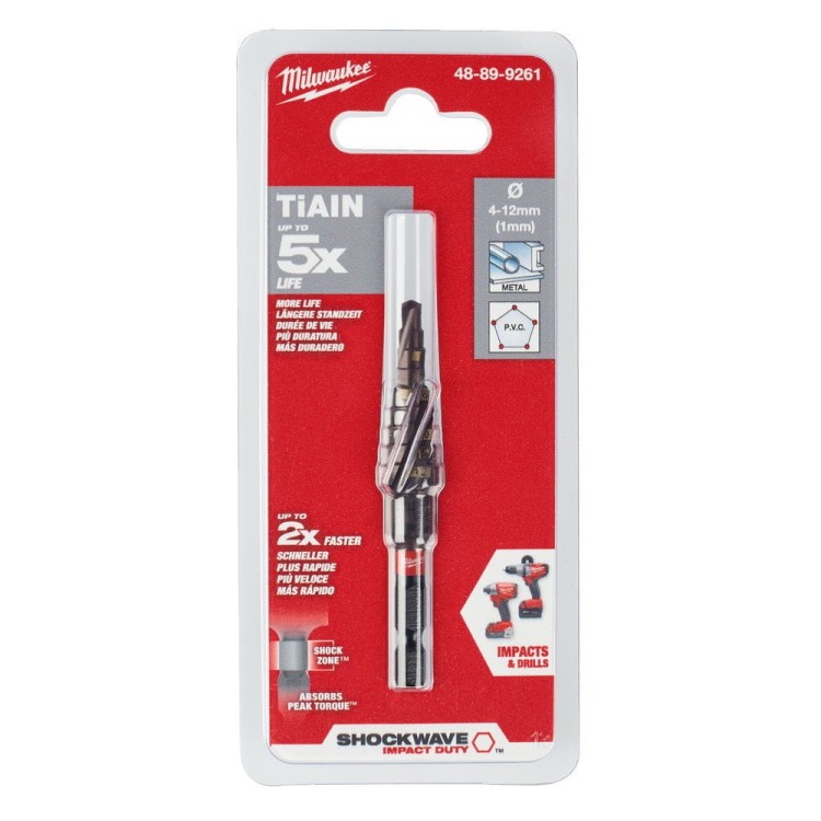 Wiertła stopniowe udarowe SHOCKWAVE Impact Duty 48899261 - techniktools