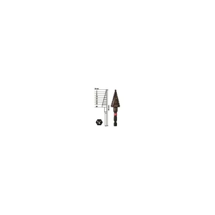 WIERTŁO STOPNIOWE UDAR SHW 4-20MM 48899263 - techniktools