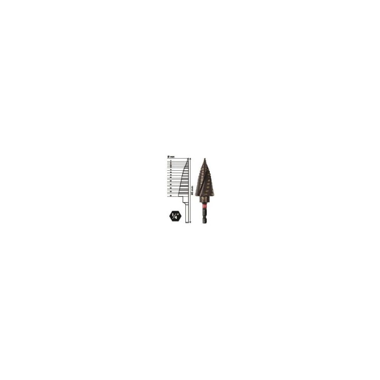 WIERTŁO STOPNIOWE UDAR SHW 4-30MM 48899265 - techniktools