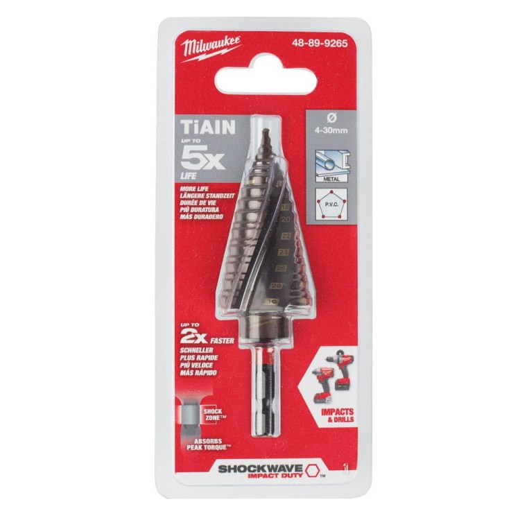 WIERTŁO STOPNIOWE UDAR SHW 4-30MM 48899265 - techniktools
