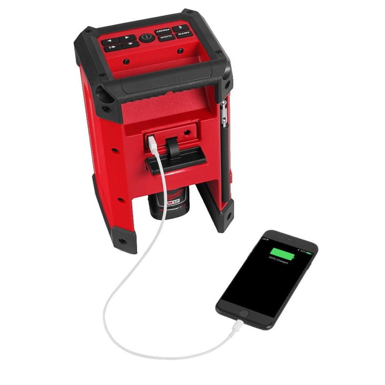 M12 Radio budowalne DAB+ z funkcją ładowania 4933472114 - techniktools