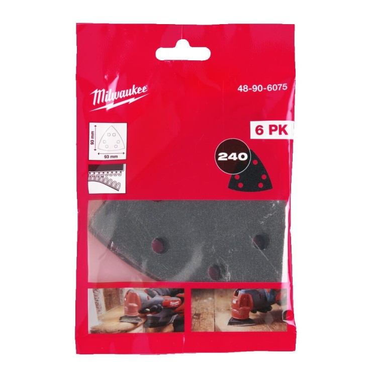 Papier ścierny 93x93x93, G240 - 6 szt. 48906075 - techniktools