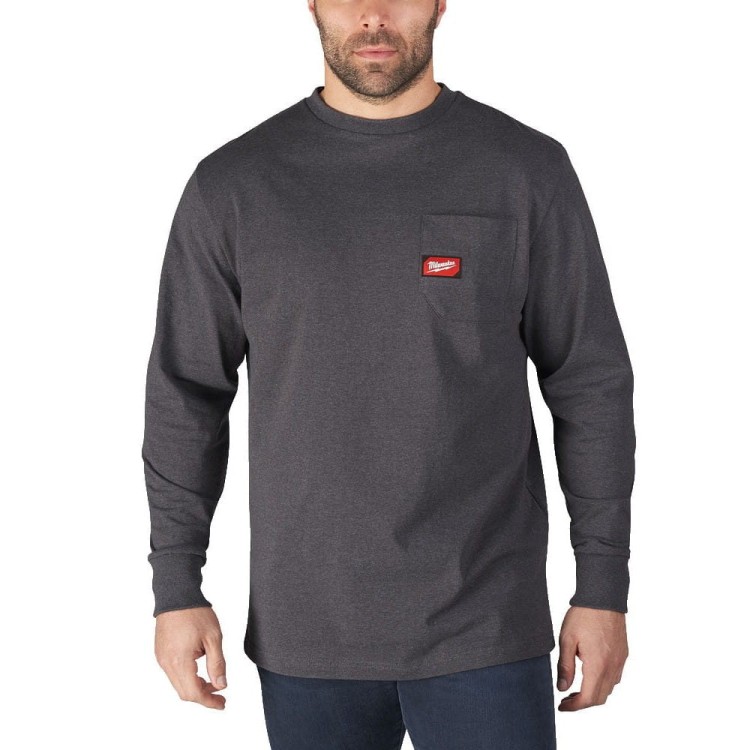 WTLSGS Tshirt z długim rękawem szary 4933478237 - techniktools