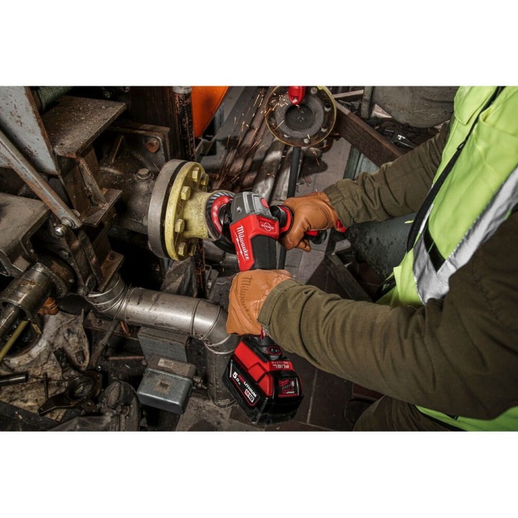 M18 FUEL szlifierka kątowa 125 mm o zmiennej prędkości z hamulcem i włącznikiem łopatkowym 4933478437 - techniktools