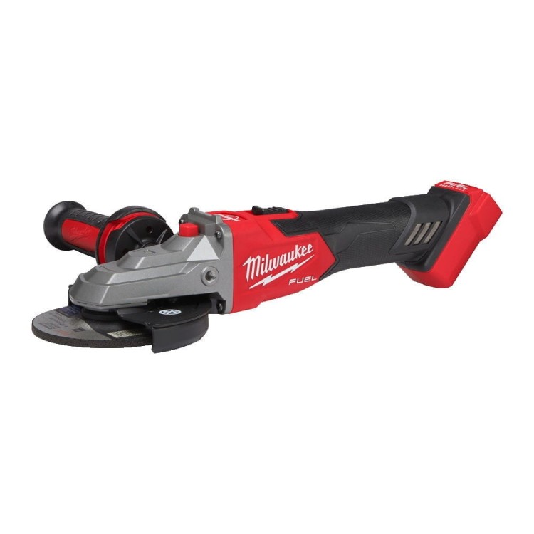 M18 FUEL 125 mm szlifierka kątowa z płaską głowicą, hamulcem i włącznikiem suwakowym 4933478438 - techniktools