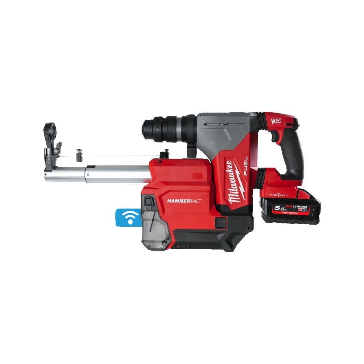 M18 FUEL SDS-Plus 26mm Młotowiertarka z 4 trybami pracy, ONEKEY, uchwytem FIXTEC i dedykowanym odsysaczem 4933478506 - techniktools