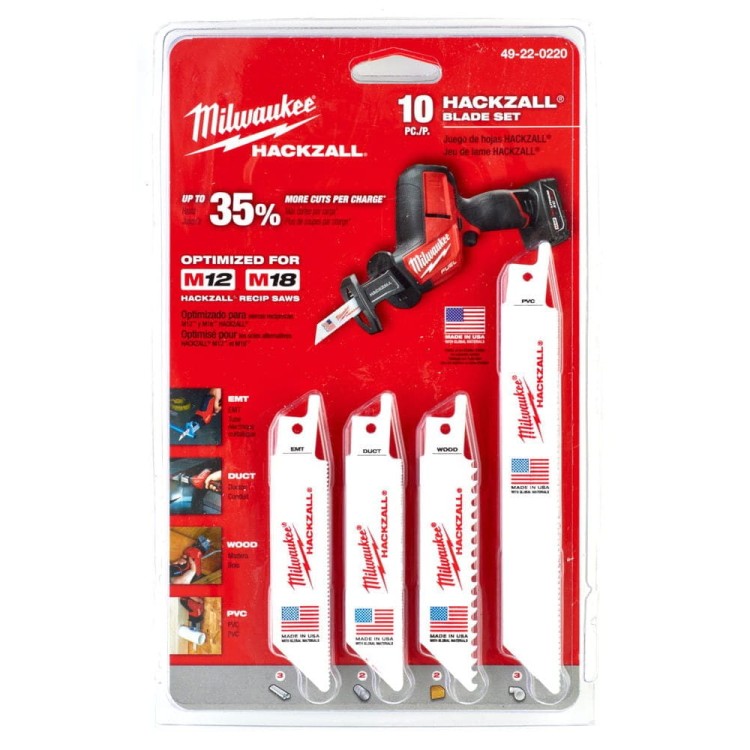 ZESTAW BRZESZCZOTÓW HACKZALL-10 SZT 49220220 - techniktools