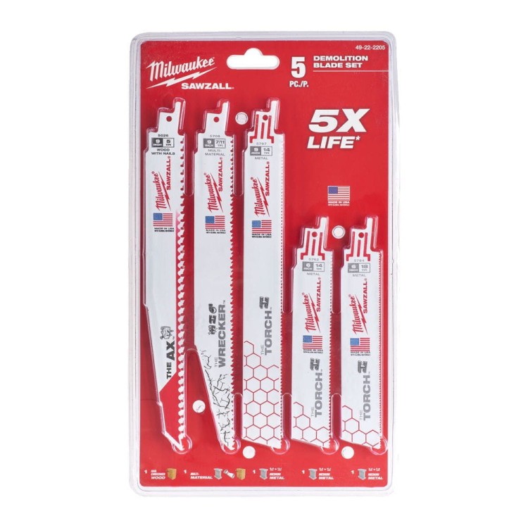 Zestawy brzeszczotów SAWZALL 49222205 - techniktools