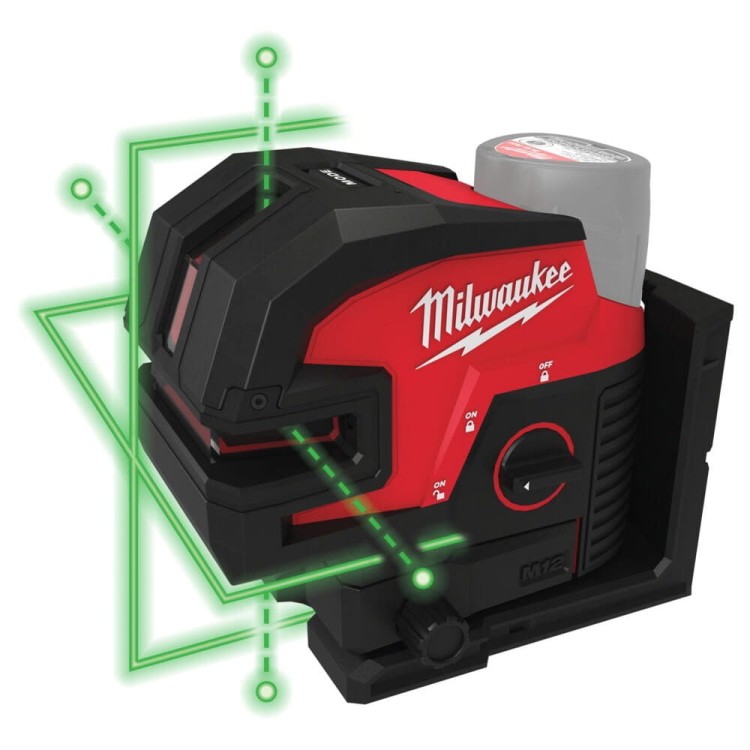 M12CLL4P-0C LASER ZIELONY KRZYŻOWY 4933479202 - techniktools