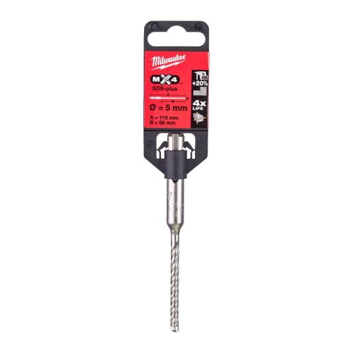 Wiertła SDS-Plus MX4, 4-ostrzowe 4932352007 - techniktools