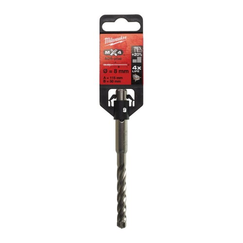 WIERTŁO MX4 SDS-PLUS 8/50/115MM 4932352021 - techniktools