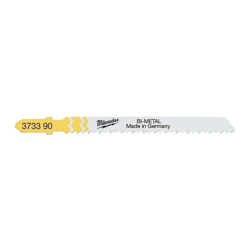 4932373390 - Brzeszczot do wyrzynarki do czystego i bezodpryskowego cięcia w drewnie, Bi-metal, 75 mm (5 szt.)