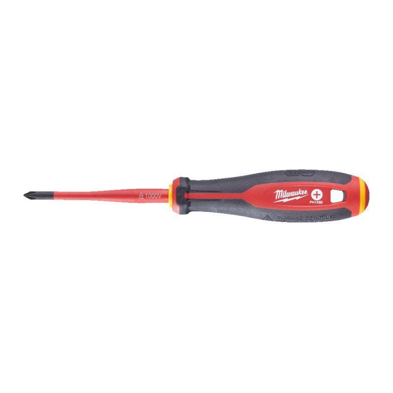 4932478721 - Wkrętak izolowany VDE do śrub Phillips, PH1 x 80 mm