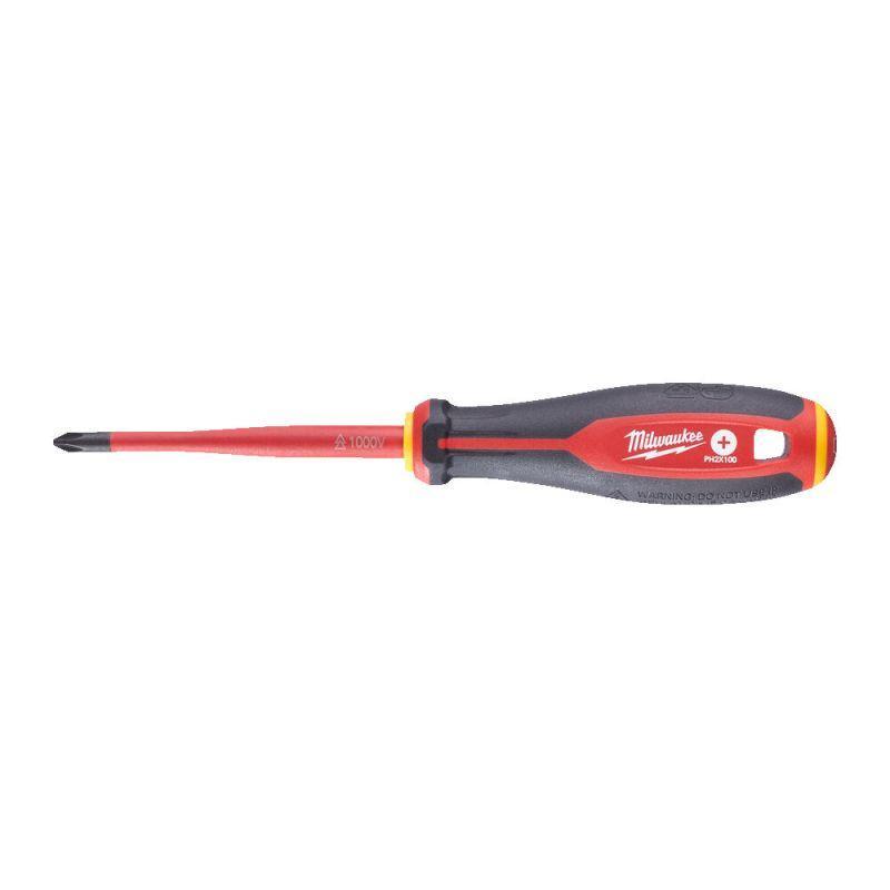 4932478722 - Wkrętak izolowany VDE do śrub Phillips, PH2 x 100 mm