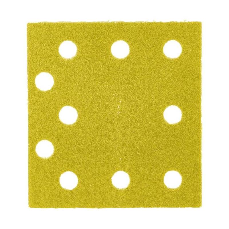 4932492248 - Papier ścierny prostokątny premium HP na rzep do szlifierki oscylacyjnej 115 x 107 mm, gr. 320 (10 szt.)