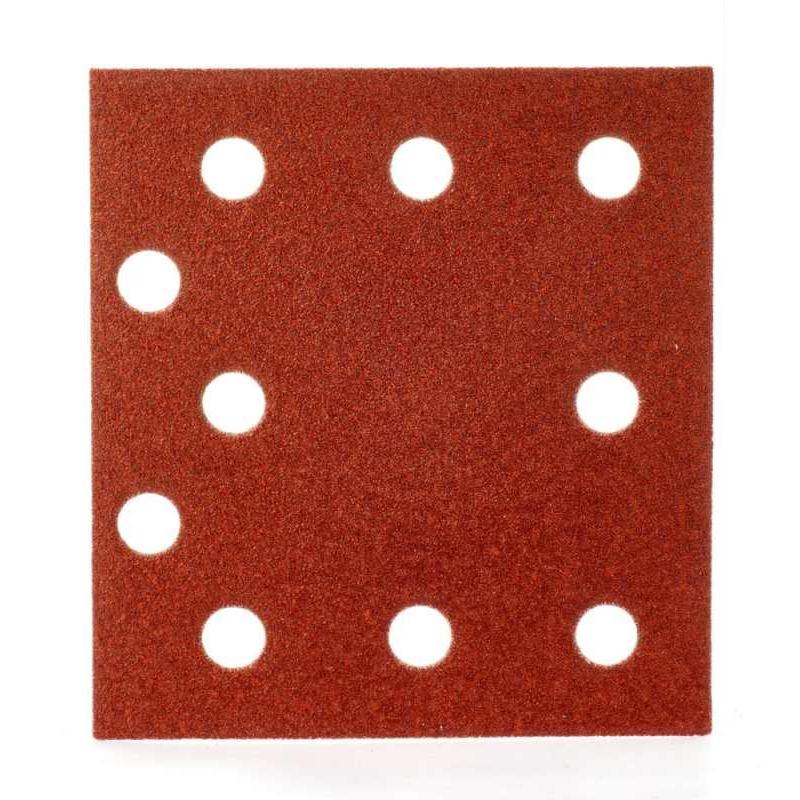 4932492762 - Papier ścierny prostokątny na rzep do szlifierki oscylacyjnej 115 x 107 mm, gr. 240 (10 szt.)