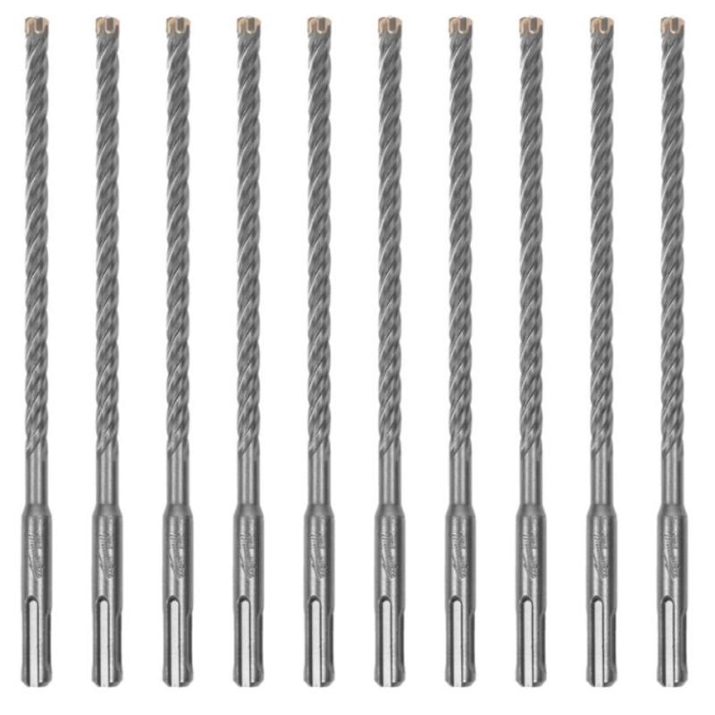 4932498889 - Wiertło udarowe do betonu SDS-Plus Contractor, 4-ostrzowe, 10 x 140/210 mm (10 szt.)