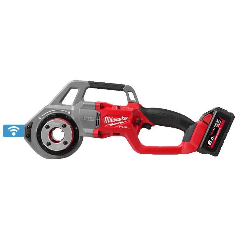 M18 FPT114-802C - Gwintownica do rur 1'1/4", 18 V, 8.0 Ah, FUEL, ONE-KEY, w walizce, z 2 akumulatorami i ładowarką, 4933479420