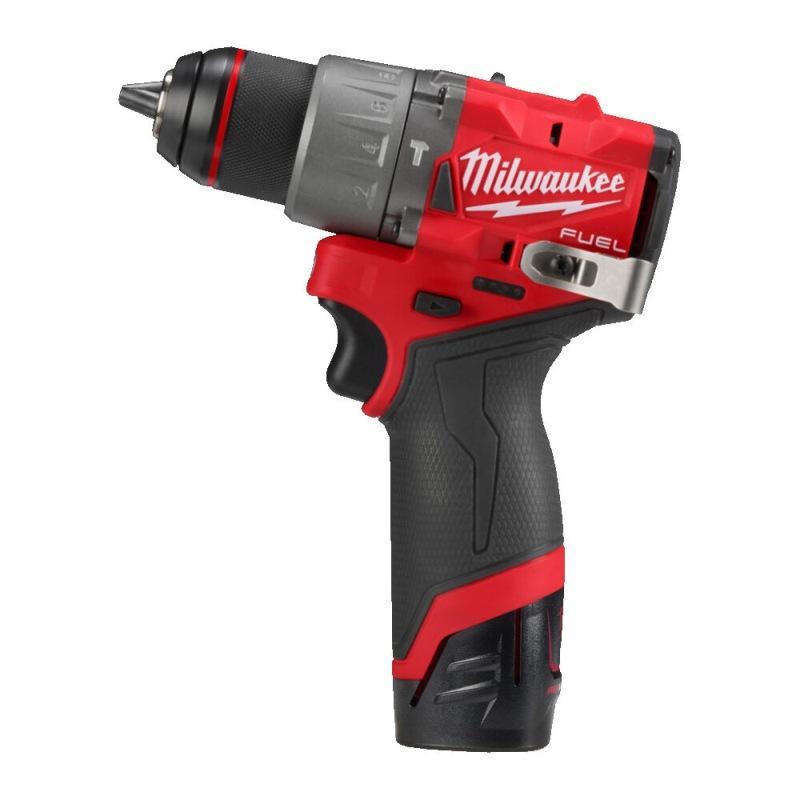 M12 FPD2-202X - Kompaktowa wiertarko-wkrętarka udarowa 12 V, 2.0 Ah, FUEL, w walizce, z 2 akumulatorami i ładowarką, 4933479868