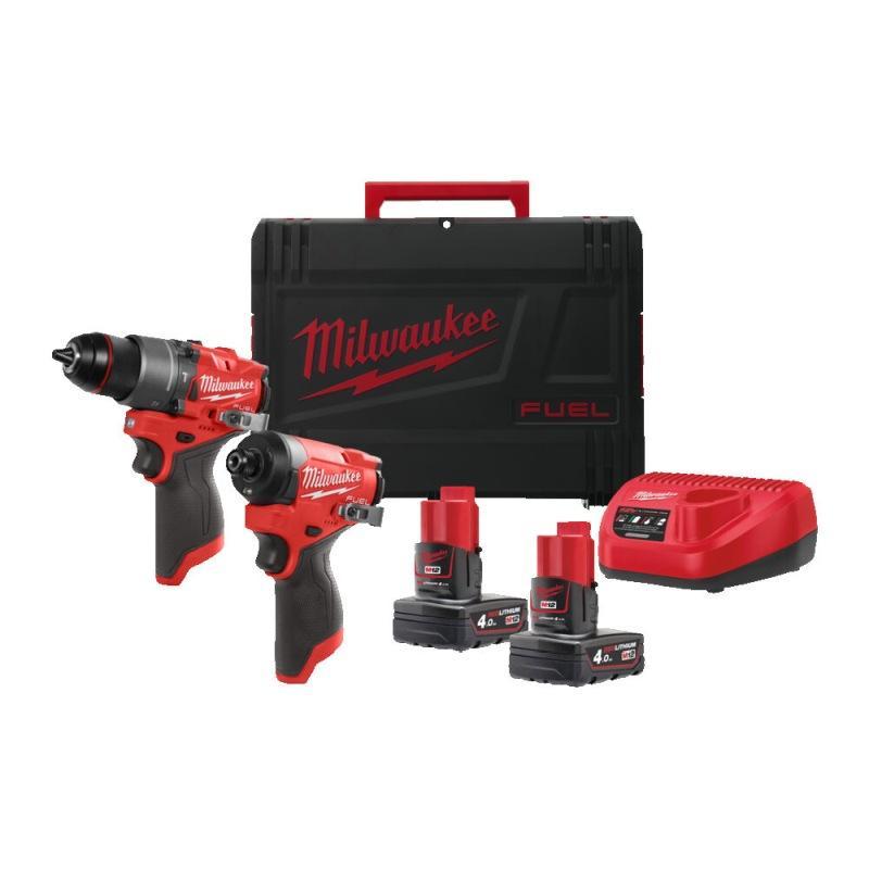 M12 FPP2A2-402X - Zestaw POWERPACK M12 FUEL, M12 FPD2, M12 FID2, 2 x 4.0 Ah + ładowarka, w walizce, 4933480587