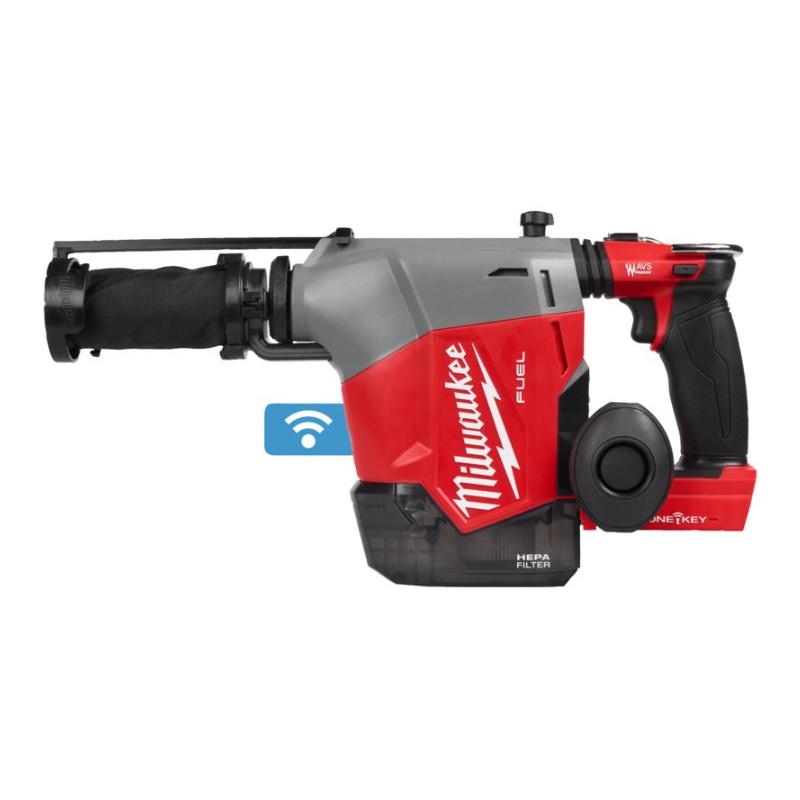 M18 FHAFOH16-0 - Młotowiertarka SDS-Plus z wbudowanym odsysaczem pyłu 18 V, FUEL, ONE-KEY, bez wyposażenia, 4933493531