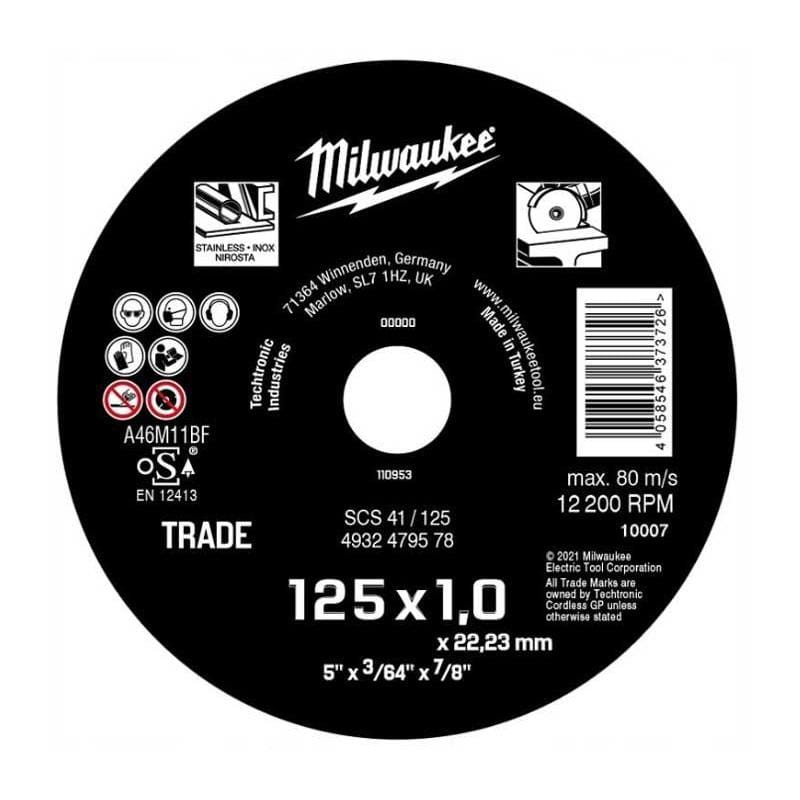 Cut.W Trade SCS41 125x1.0mm-1pc 4932479578