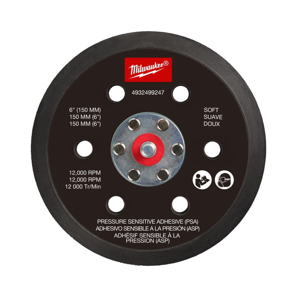 FROSBPHP150 - Podkładka pod szlifierkę mimośrodową M12 FUEL 150 mm, twarda, PSA, 4932499247