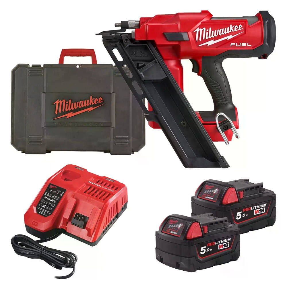 M18 FUEL Gwoździarka konstrykcyjna 34° z funkcją wbijania pojedynczego