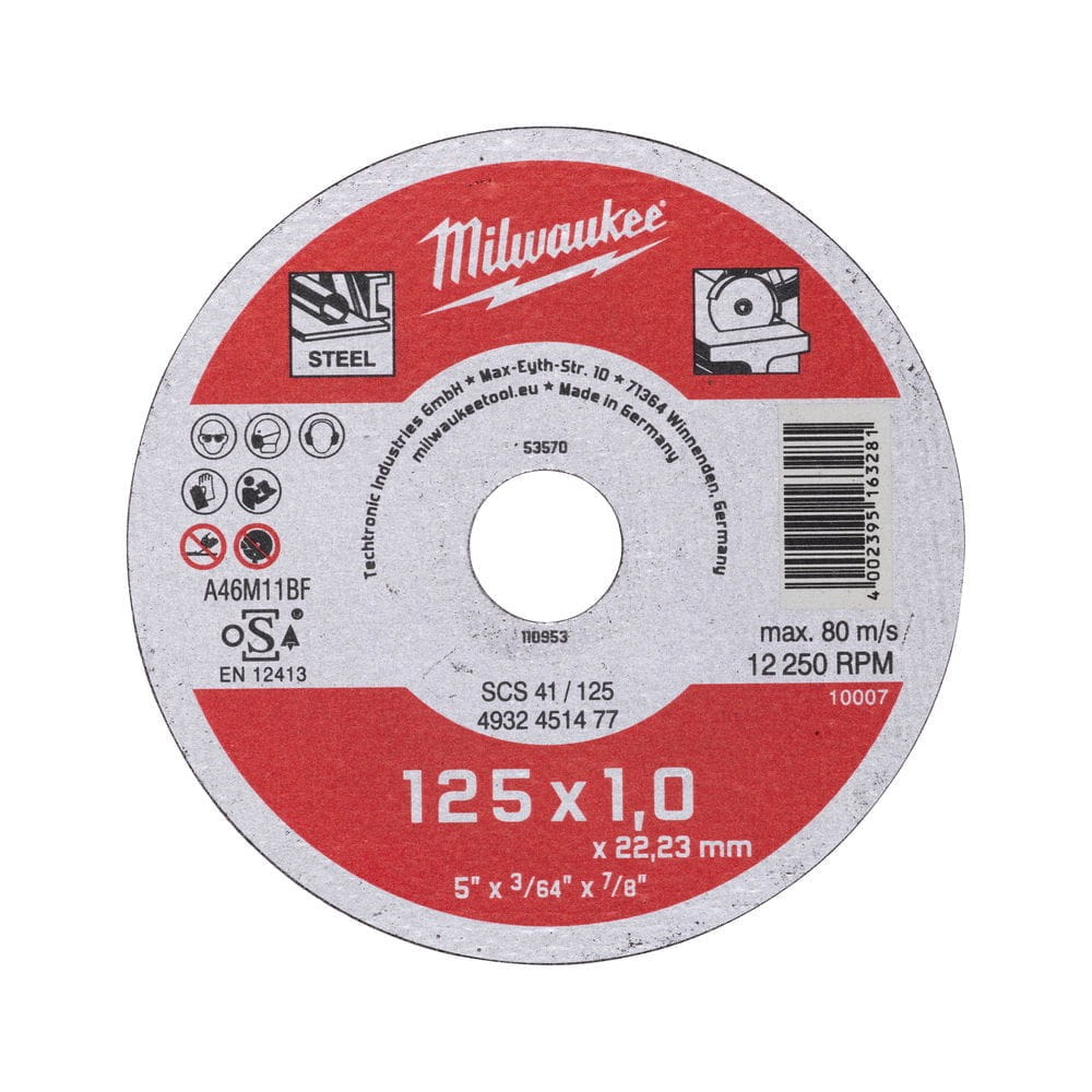 TARCZA DO CIĘCIA CONTRACTOR 125/1 4932451477 - techniktools