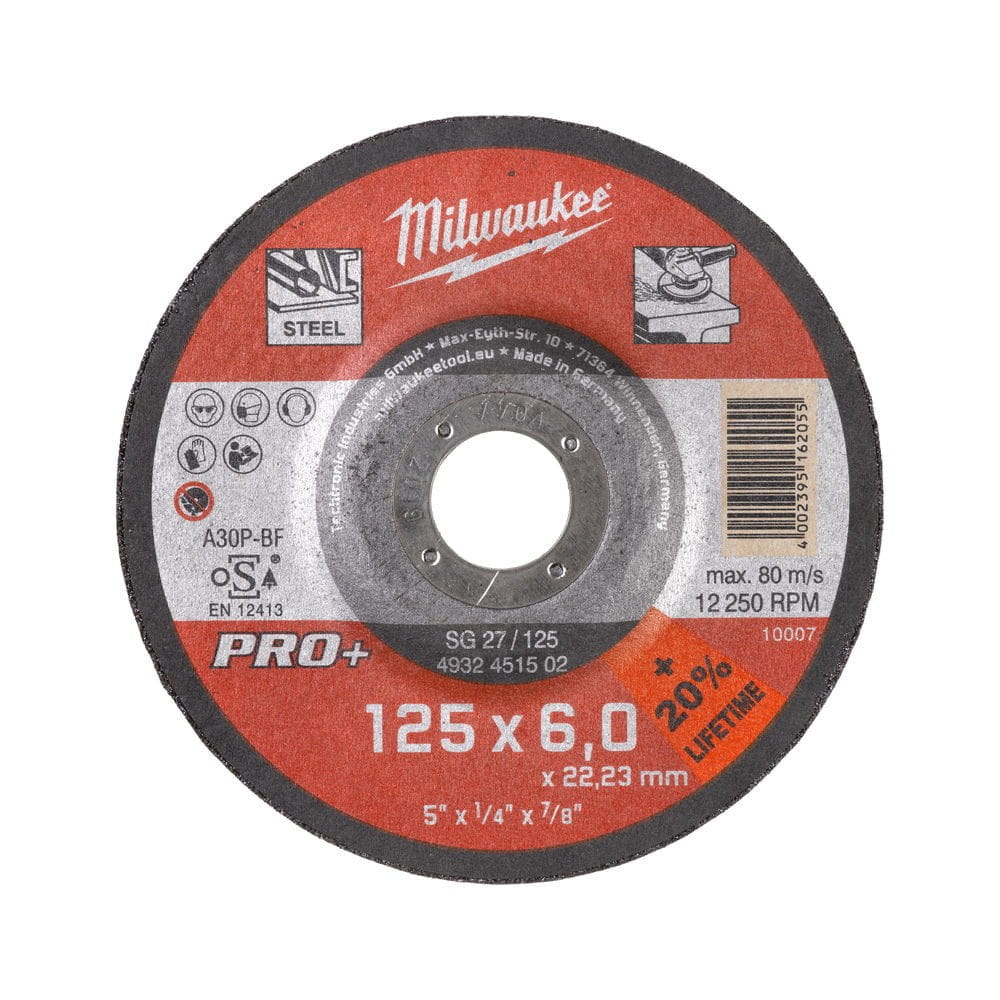 TARCZA DO SZLIF METALU 125/6 PRO+ 4932451502 - techniktools